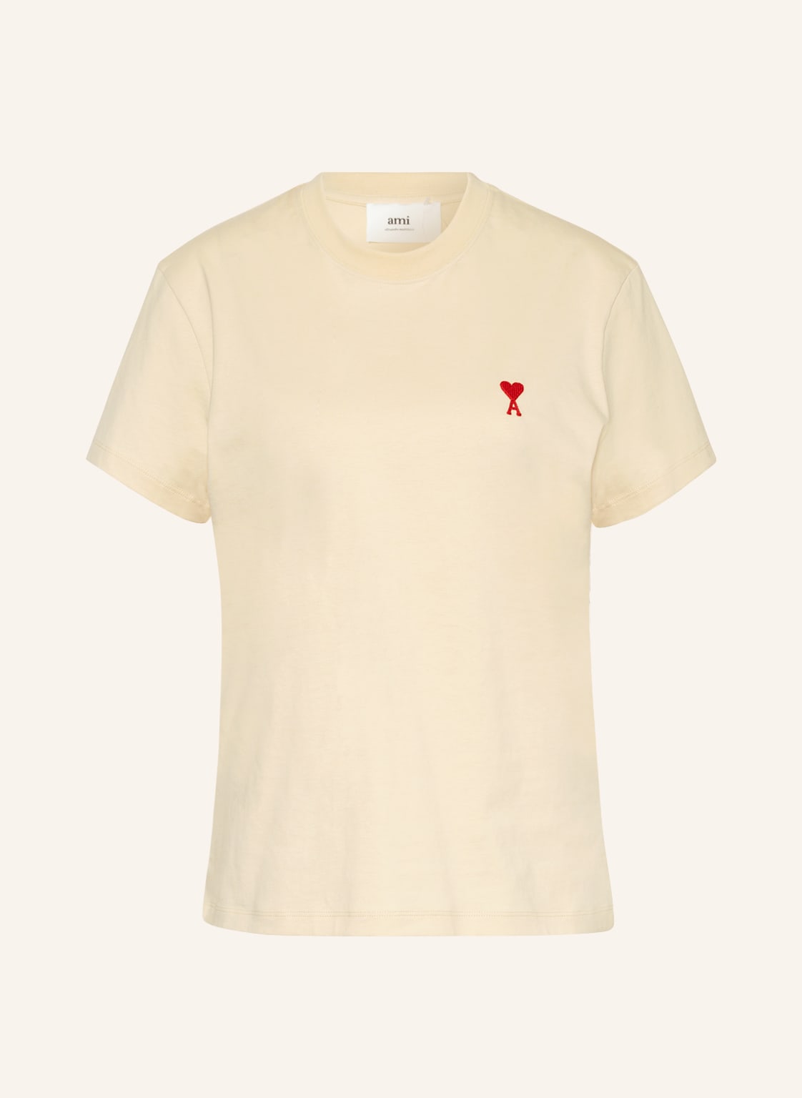 Image of Ami Paris T-Shirt beige