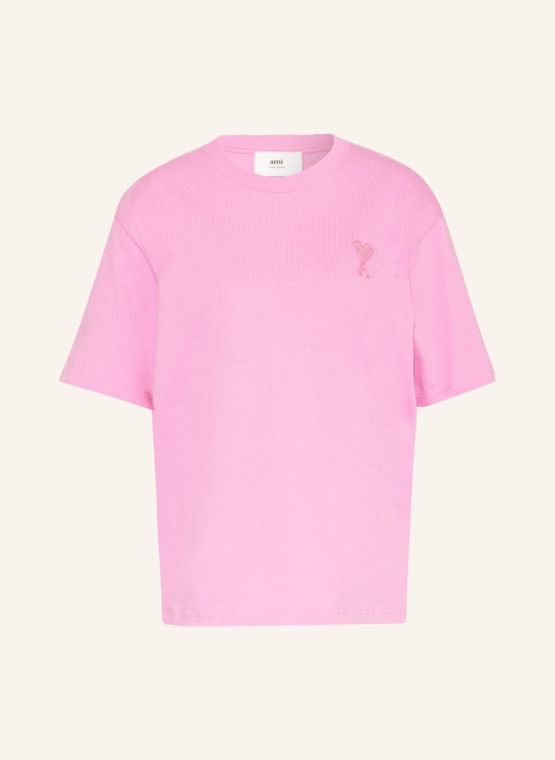 Image of Ami Paris T-Shirt pink