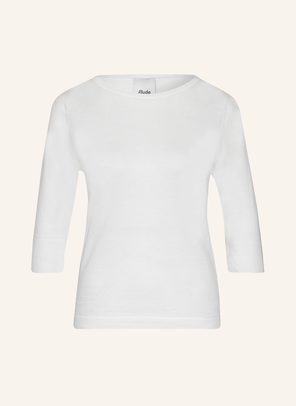 Image of Allude Pullover Mit 3/4-Arm weiss