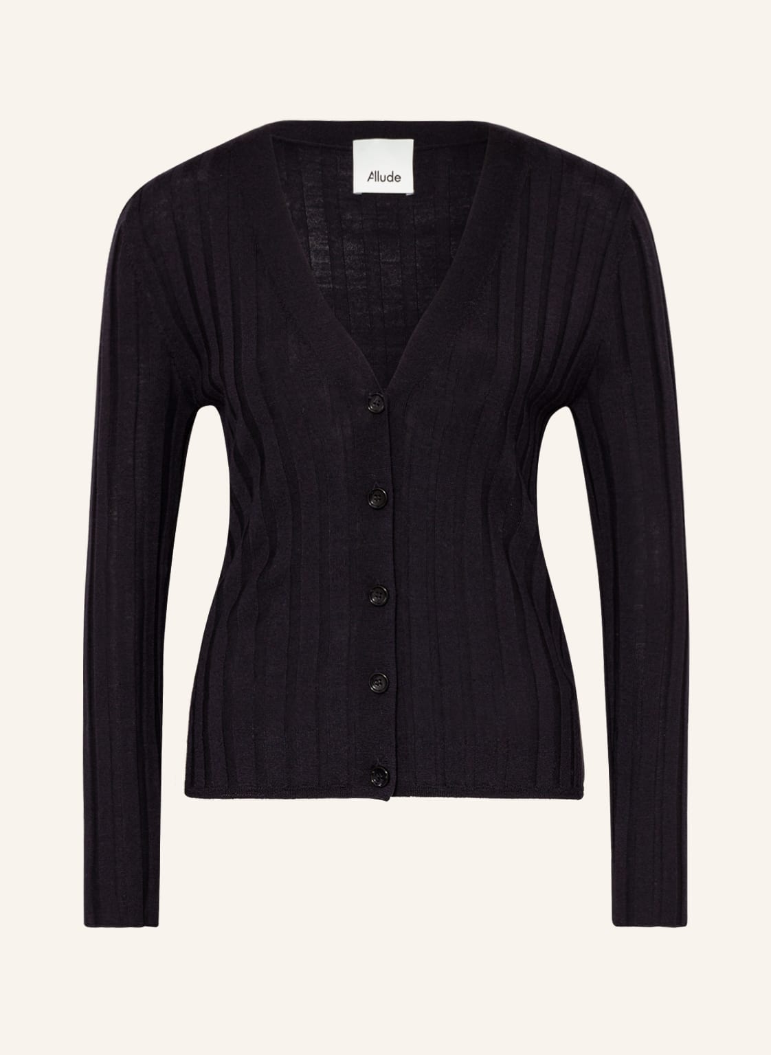 Image of Allude Strickjacke Aus Merinowolle blau