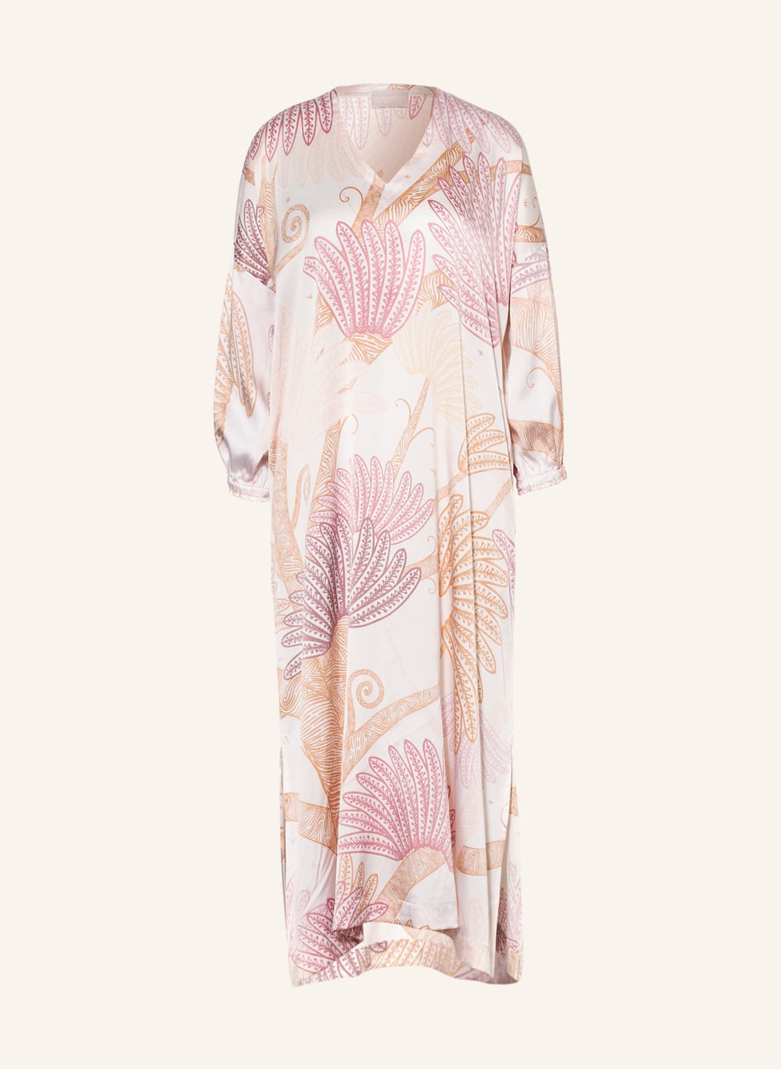 Image of Hemisphere Seidenkleid Fona rosa