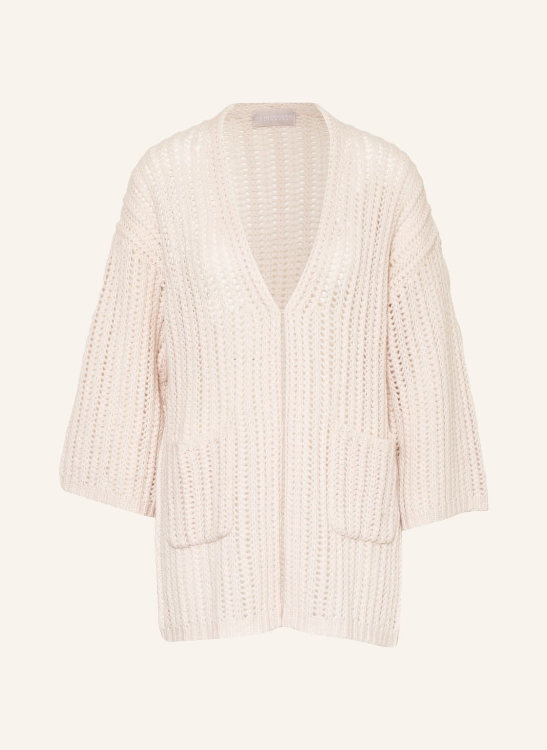 Image of Hemisphere Strickjacke Mit Cashmere rosa