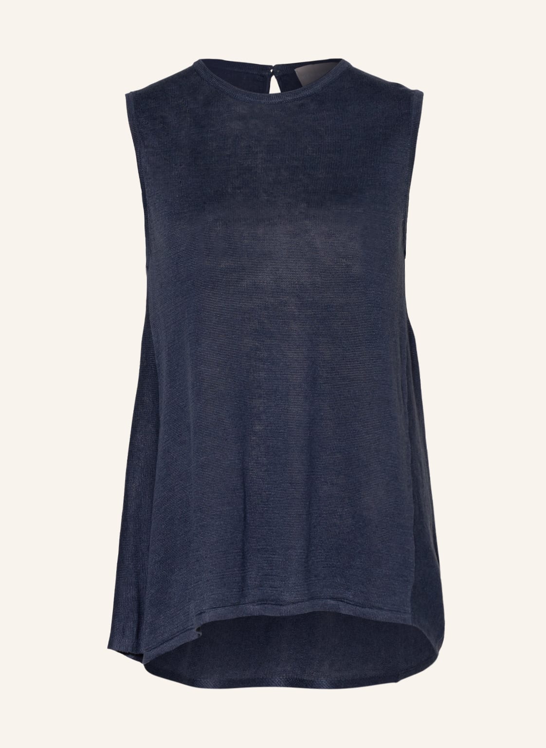 Image of Hemisphere Leinenpullunder blau