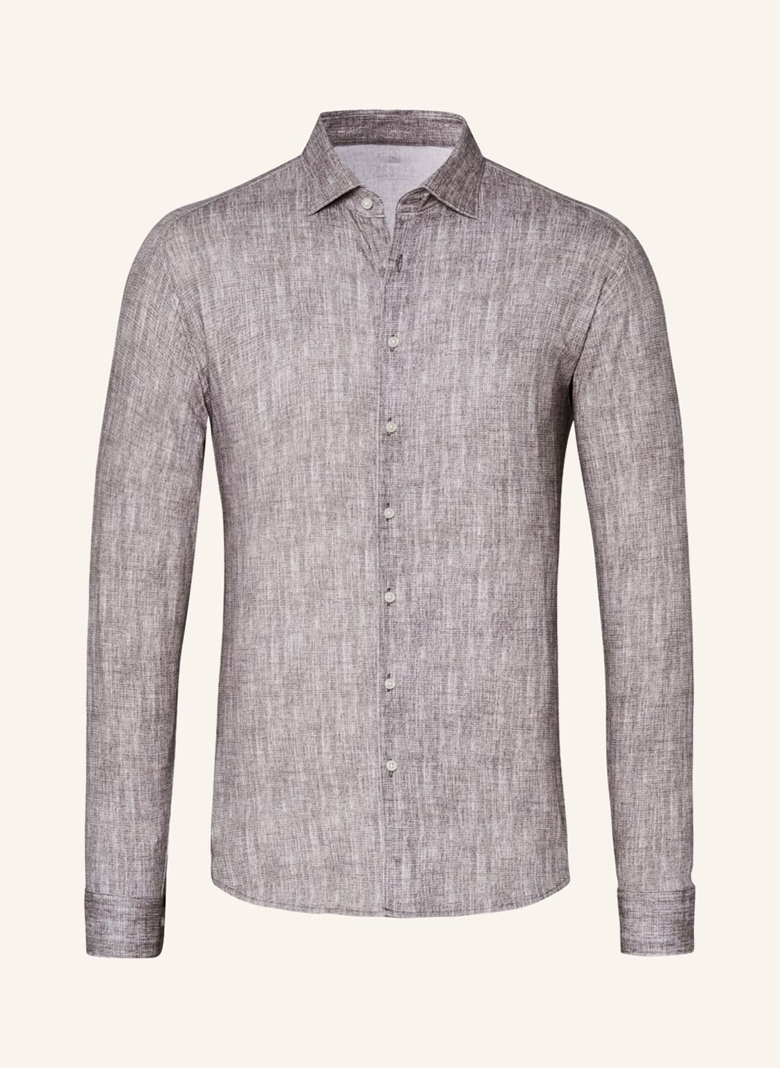 Image of Desoto Jerseyhemd Slim Fit braun