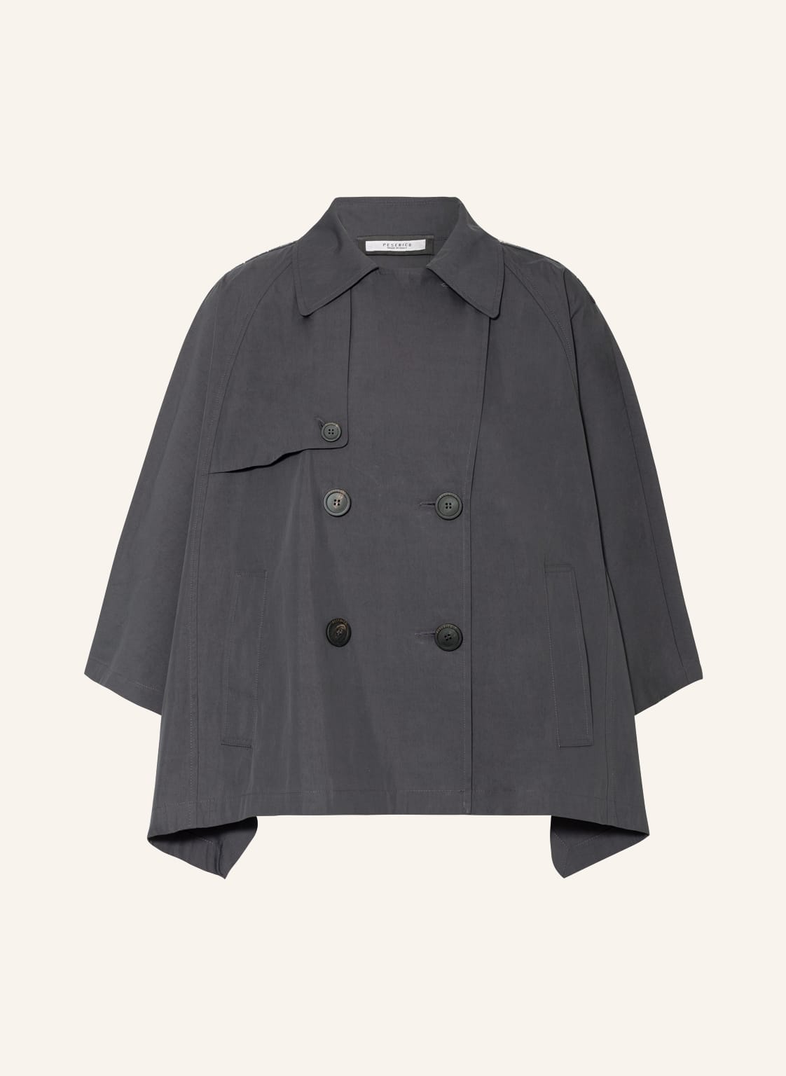 Image of Peserico Cape Mit Schmucksteinen grau