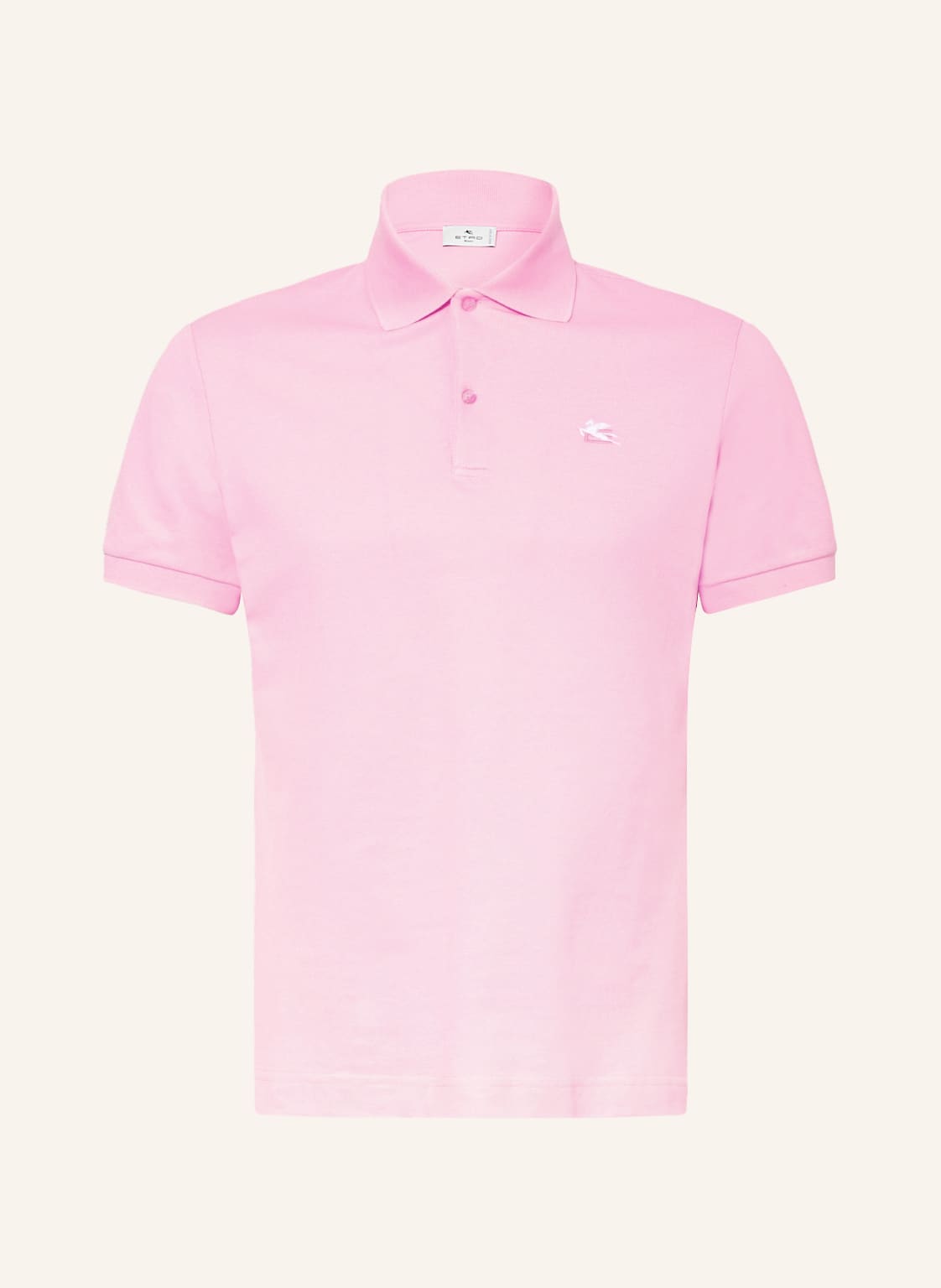 Image of Etro Piqué-Poloshirt pink
