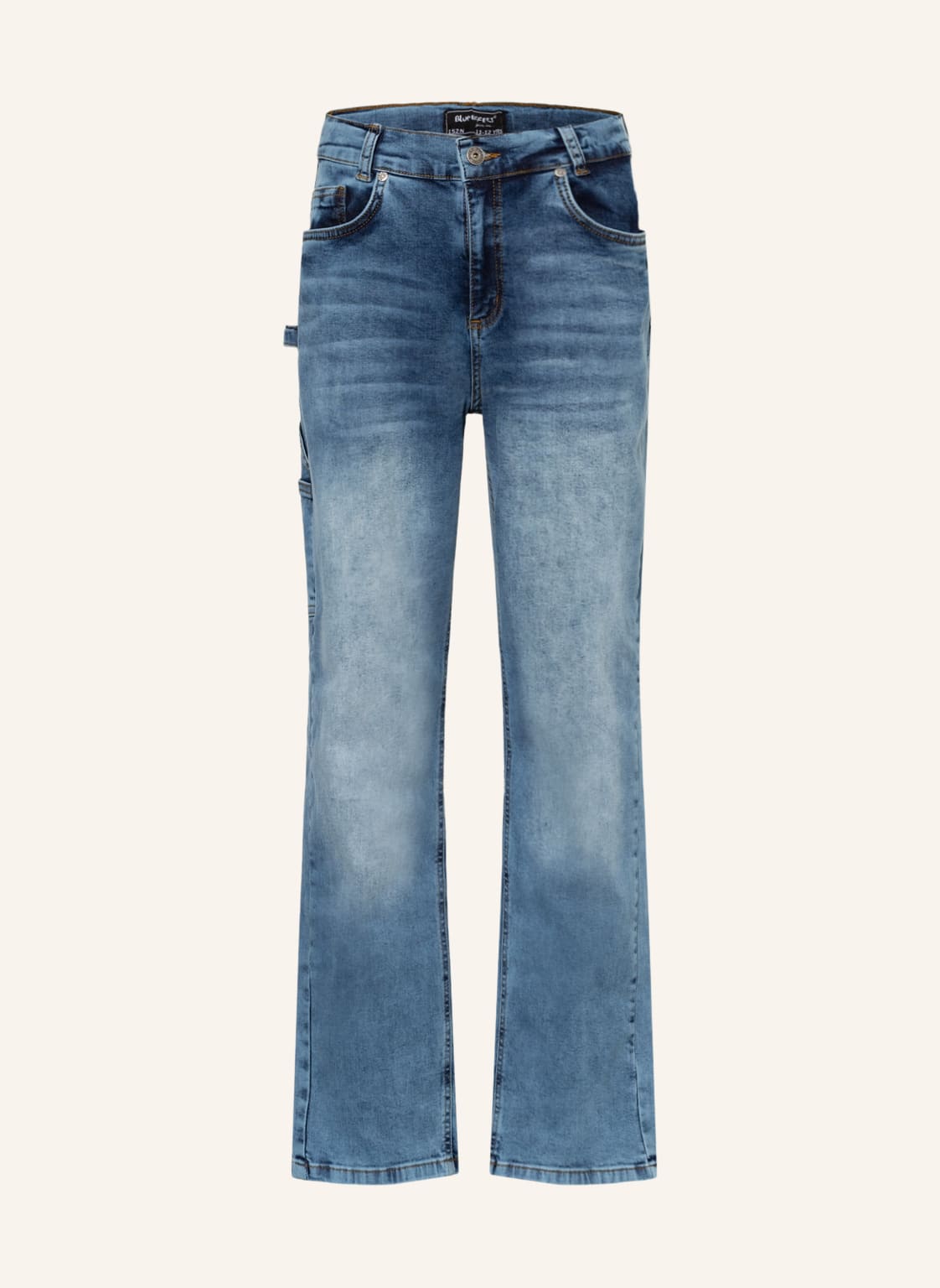 Image of Blue Effect Jeans Baggy Fit blau