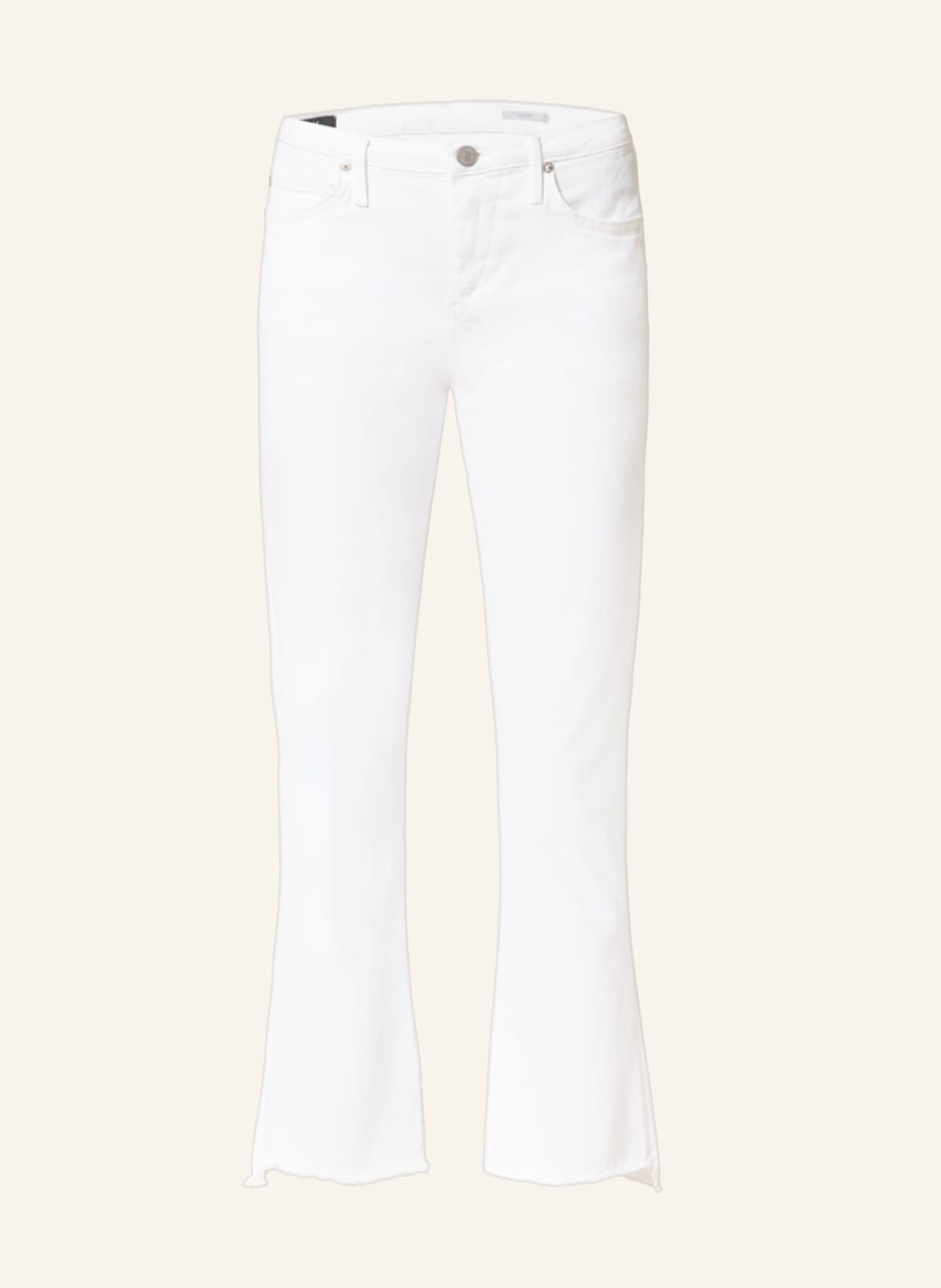 Image of True Religion 7/8-Jeans Mit Fransen weiss