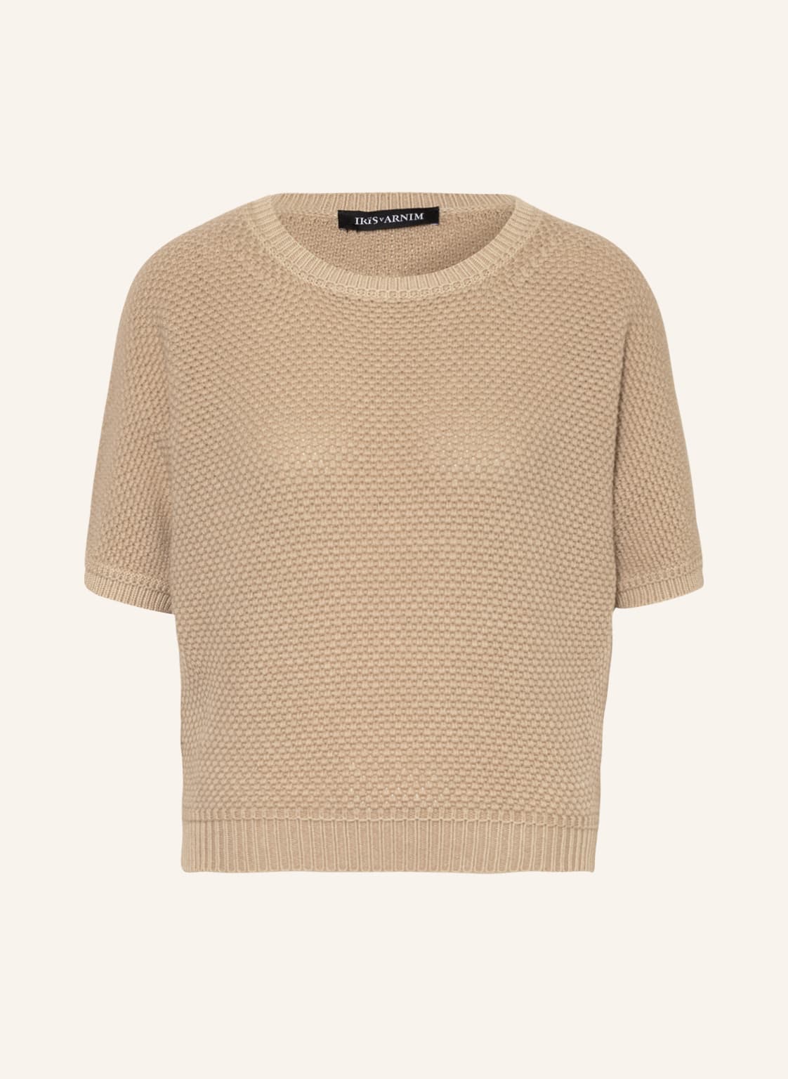 Image of Iris Von Arnim Strickshirt Marita Aus Cashmere beige