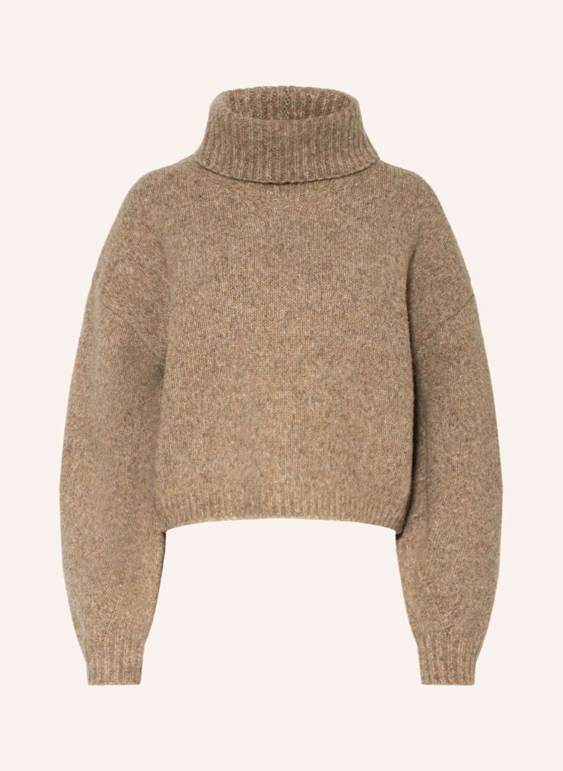 Image of Helmut Lang Rollkragenpullover Kath Aus Merinowolle beige