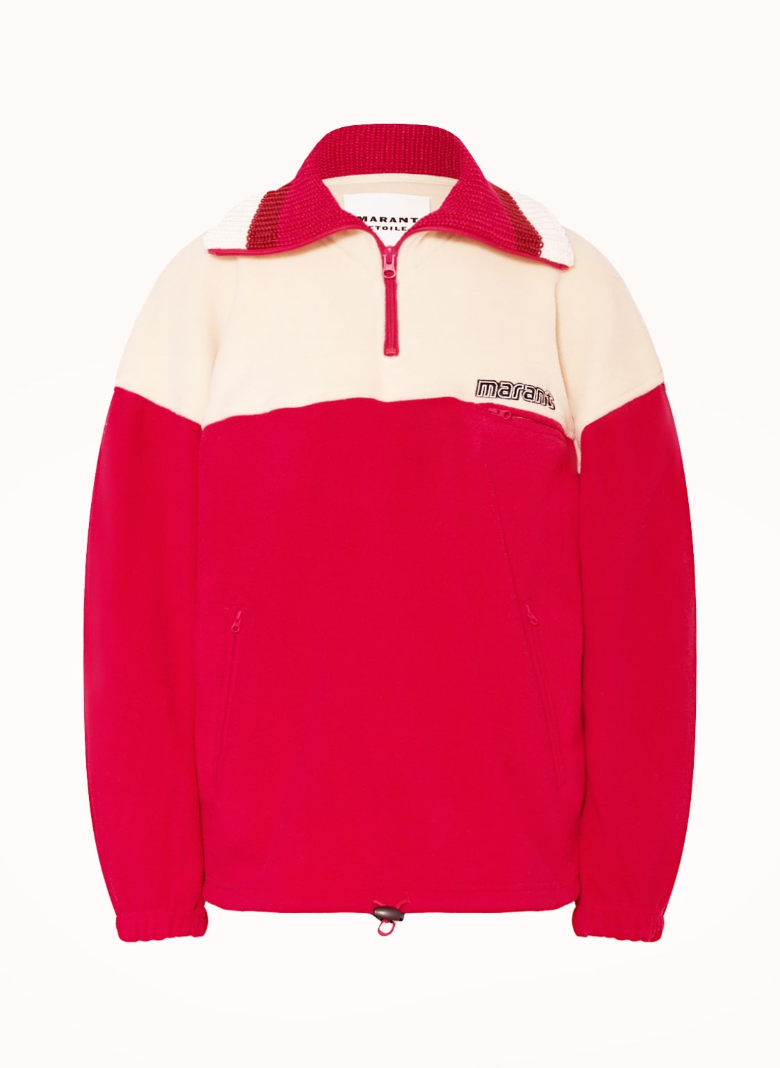 Image of Isabel Marant Étoile Fleece-Troyer Mamet pink