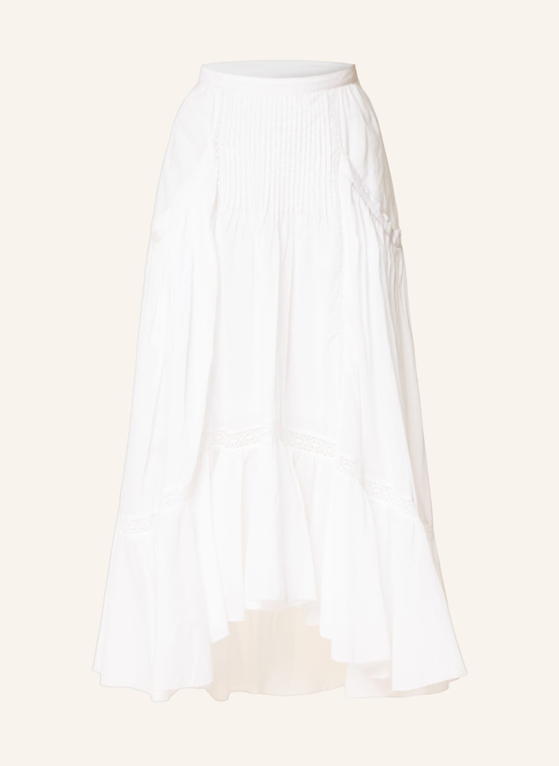 Image of Isabel Marant Étoile Rock Mugiana Mit Volants weiss