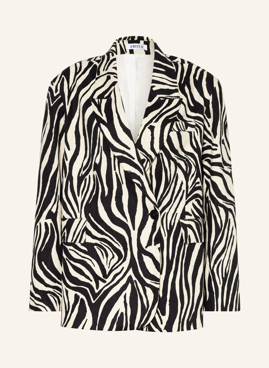 Image of Edited Blazer Zorya Mit Leinen schwarz