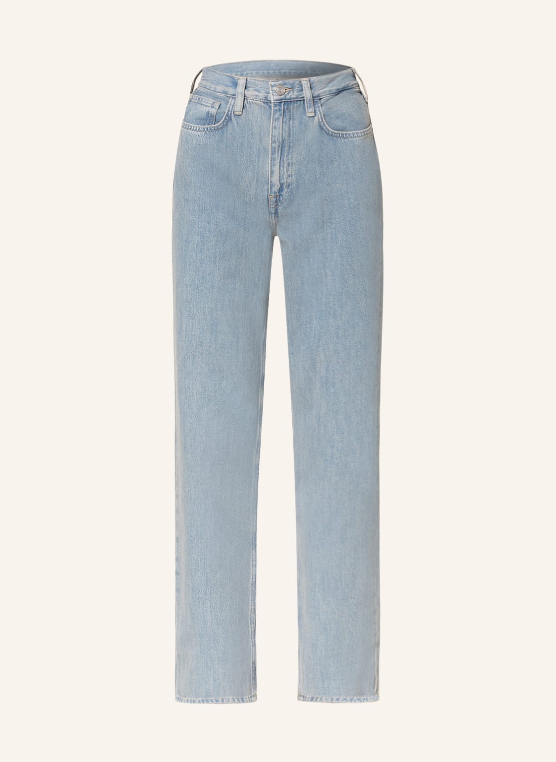 Image of Frame Denim Straight Jeans Le Jane blau