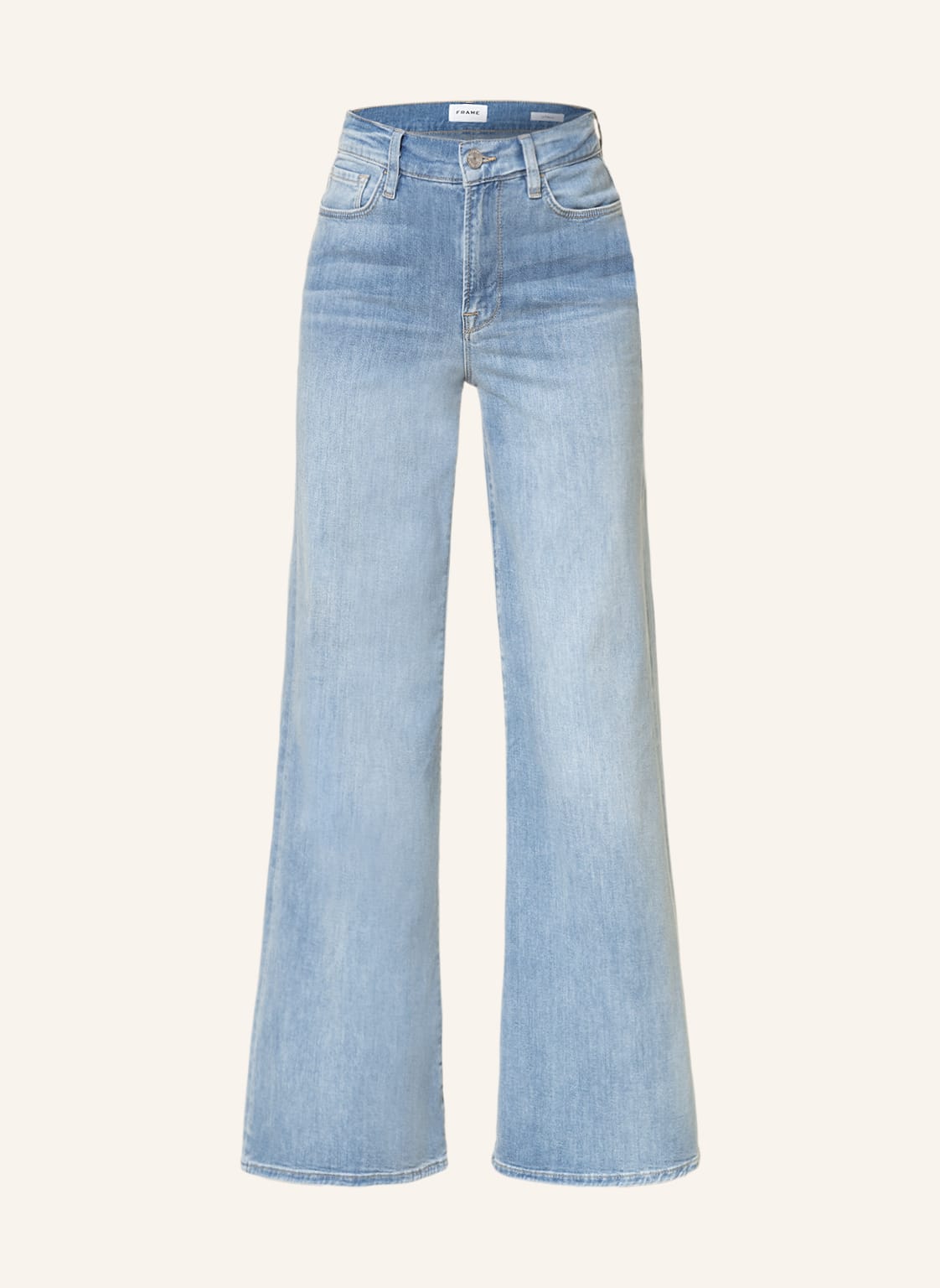 Image of Frame Denim Flared Jeans Le Palazzo blau