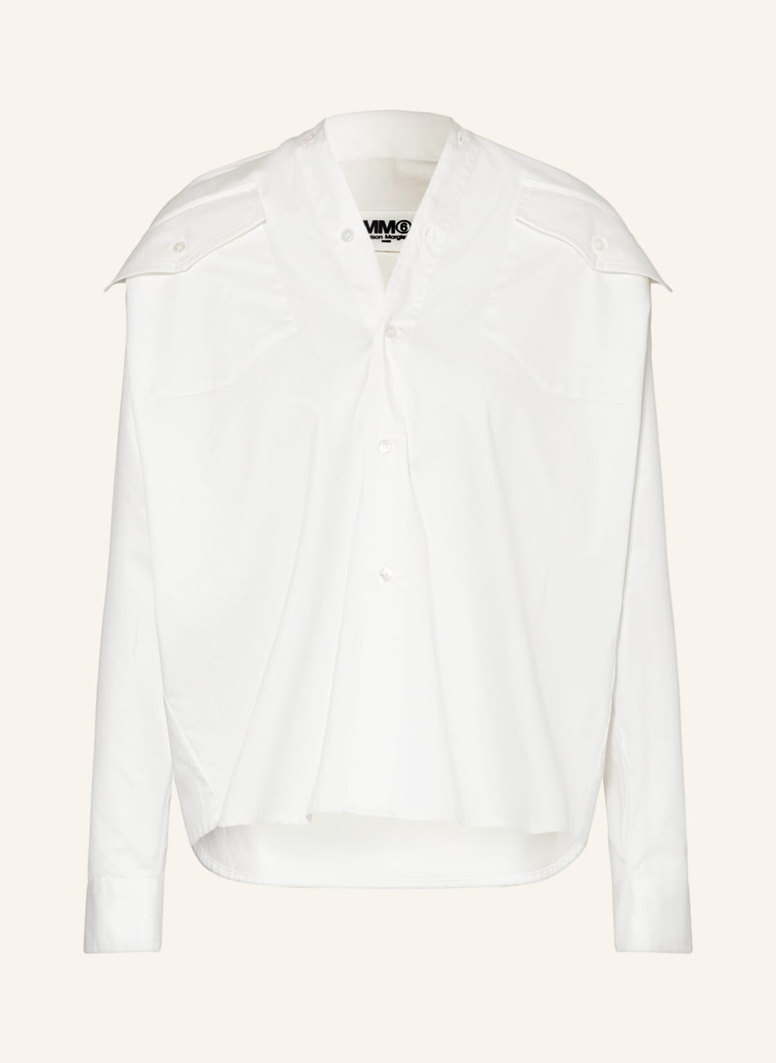 Image of mm6 Maison Margiela Bluse weiss