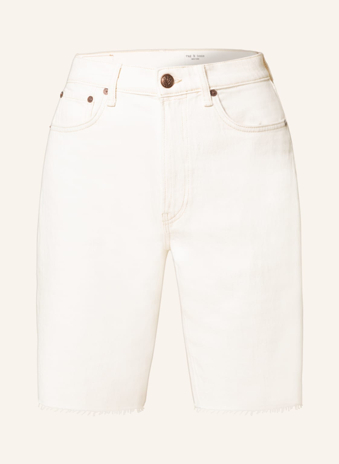 Image of Rag & Bone Jeansshorts weiss