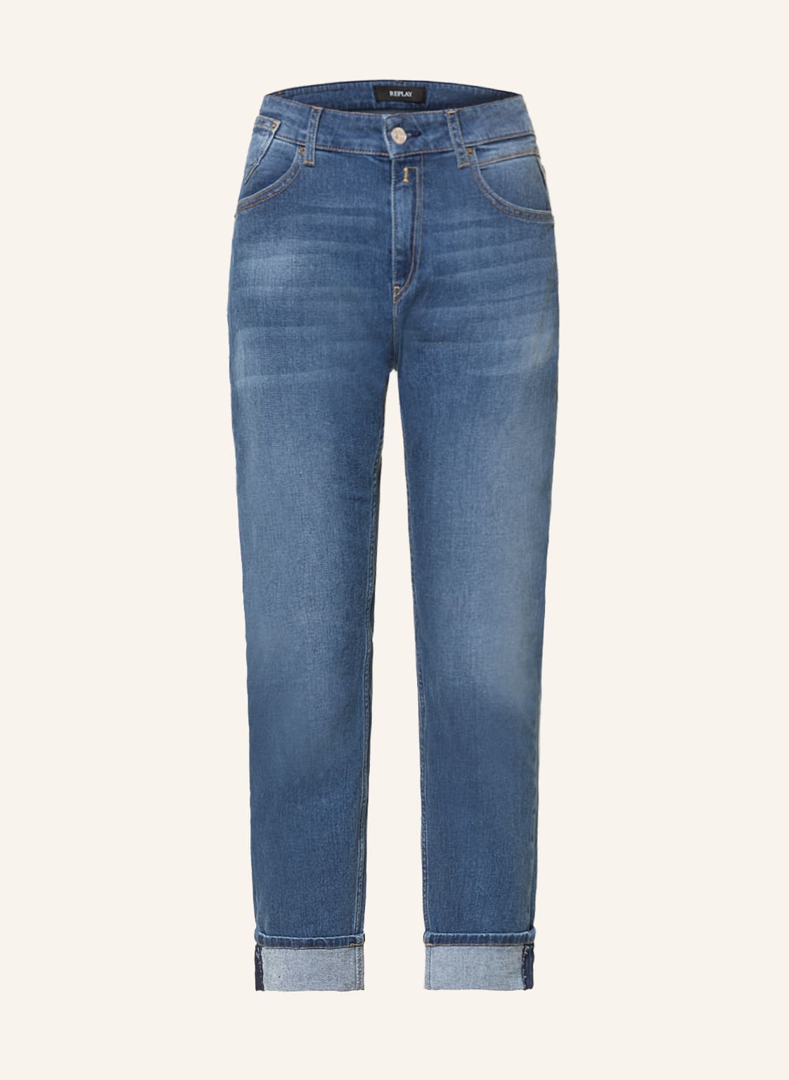 Image of Replay Boyfriend Jeans Marty blau