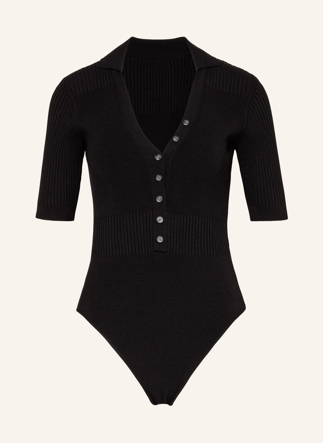 Image of Jacquemus Strick-Body Le Body Yauco schwarz