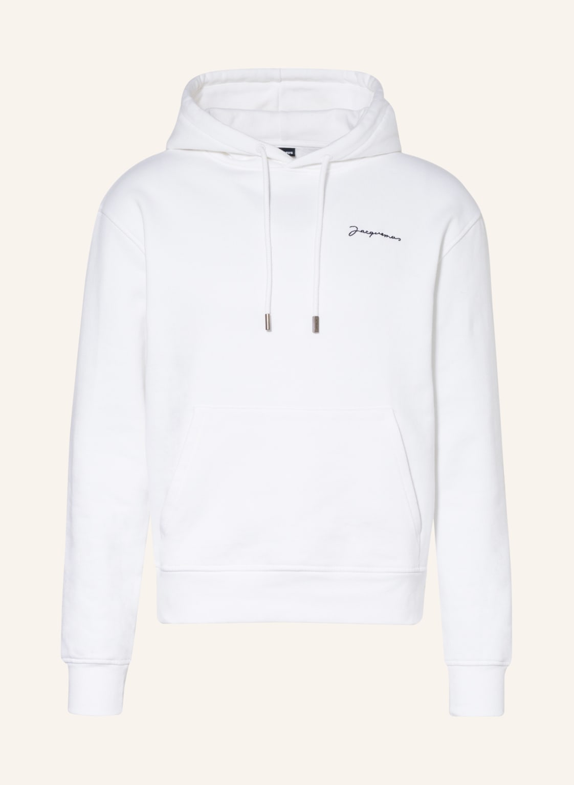 Image of Jacquemus Hoodie Le Sweatshirt Brode weiss