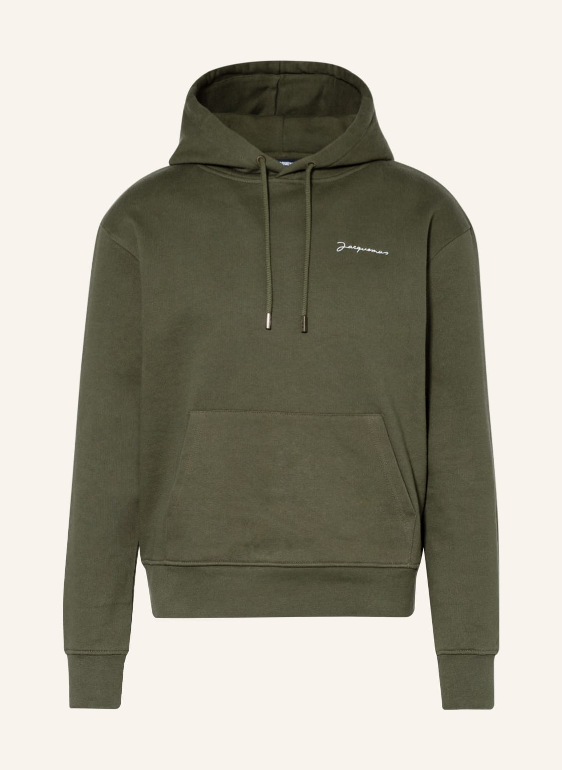 Image of Jacquemus Hoodie Le Sweatshirt Brode gruen