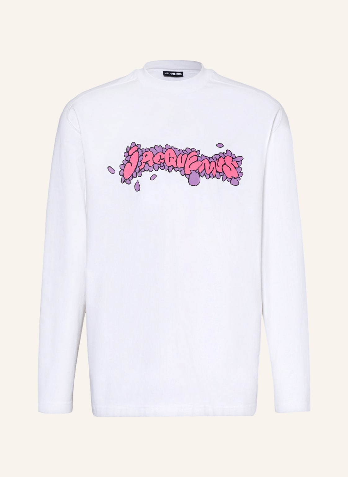 Image of Jacquemus Longsleeve Le Tshirt Desenho weiss