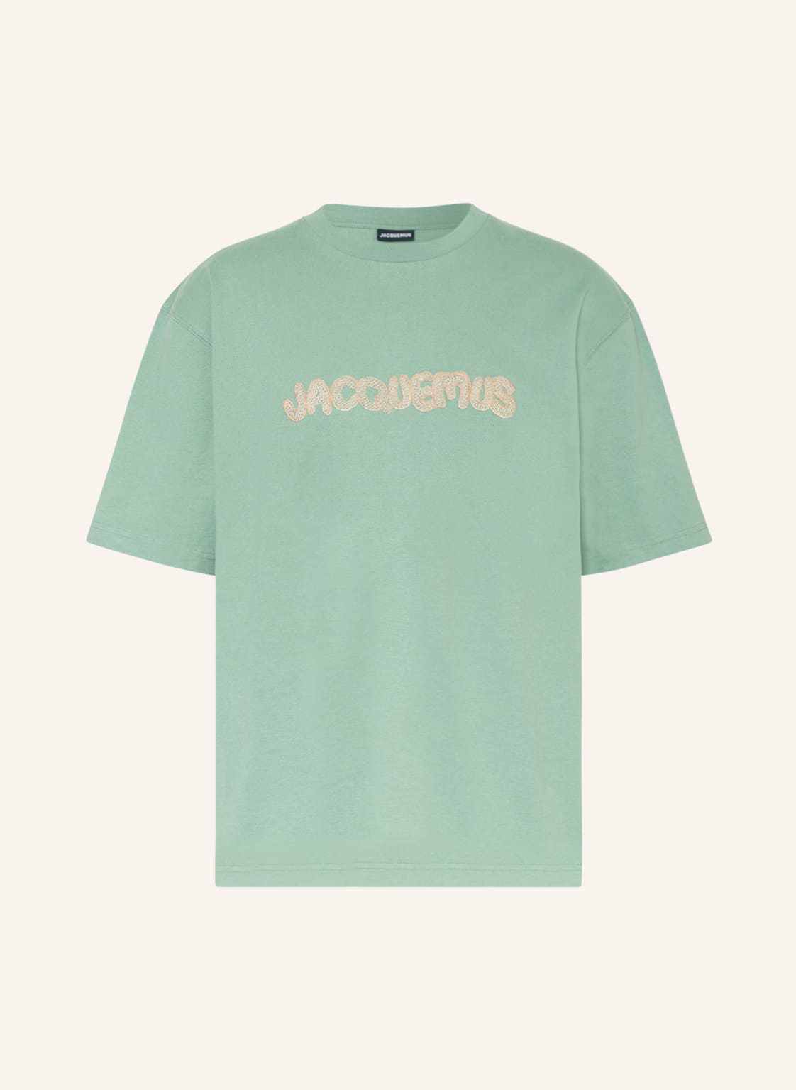 Image of Jacquemus T-Shirt Le Tshirt Raphia gruen