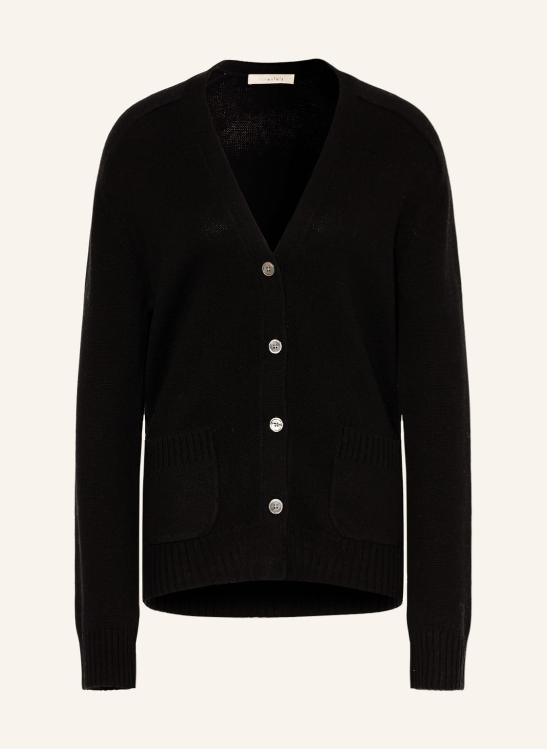 Image of Lilienfels Strickjacke Mit Cashmere schwarz