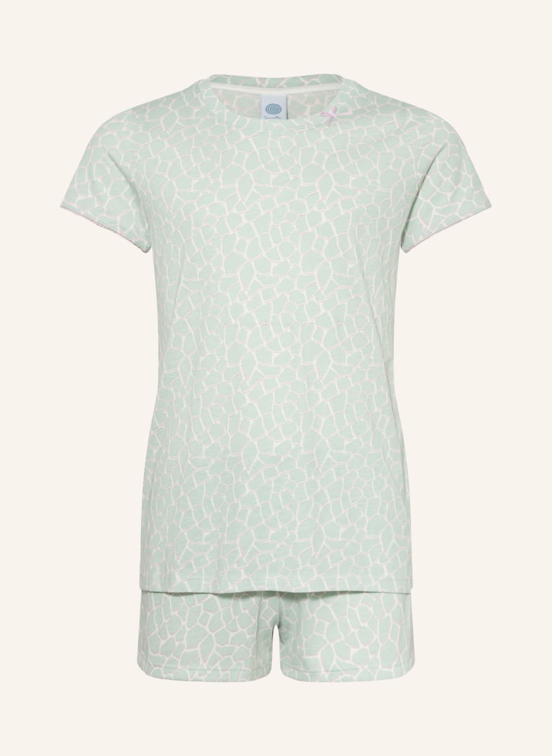 Image of Sanetta Shorty-Schlafanzug gruen