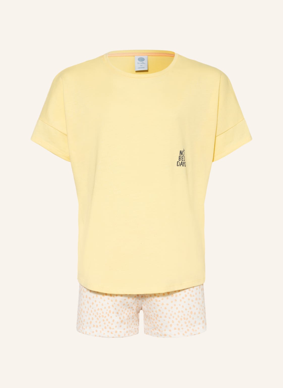 Image of Sanetta Shorty-Schlafanzug gelb