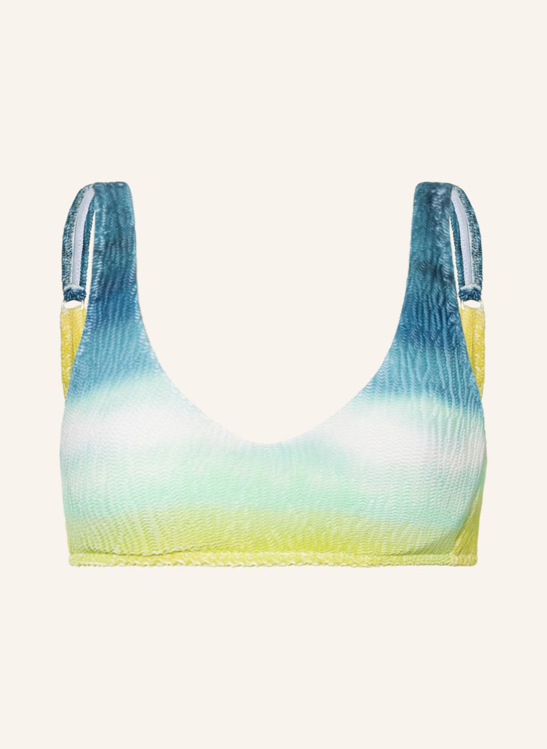 Image of Watercult Bügel-Bikini-Top Ombré Flow gruen