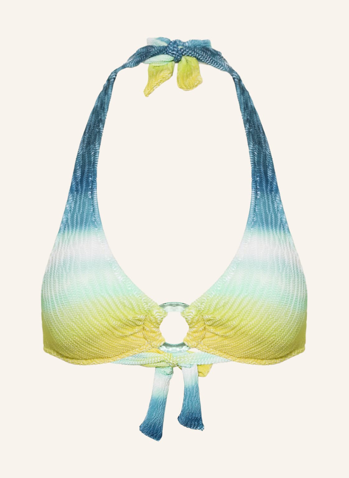 Image of Watercult Neckholder-Bikini-Top Ombré Flow gruen