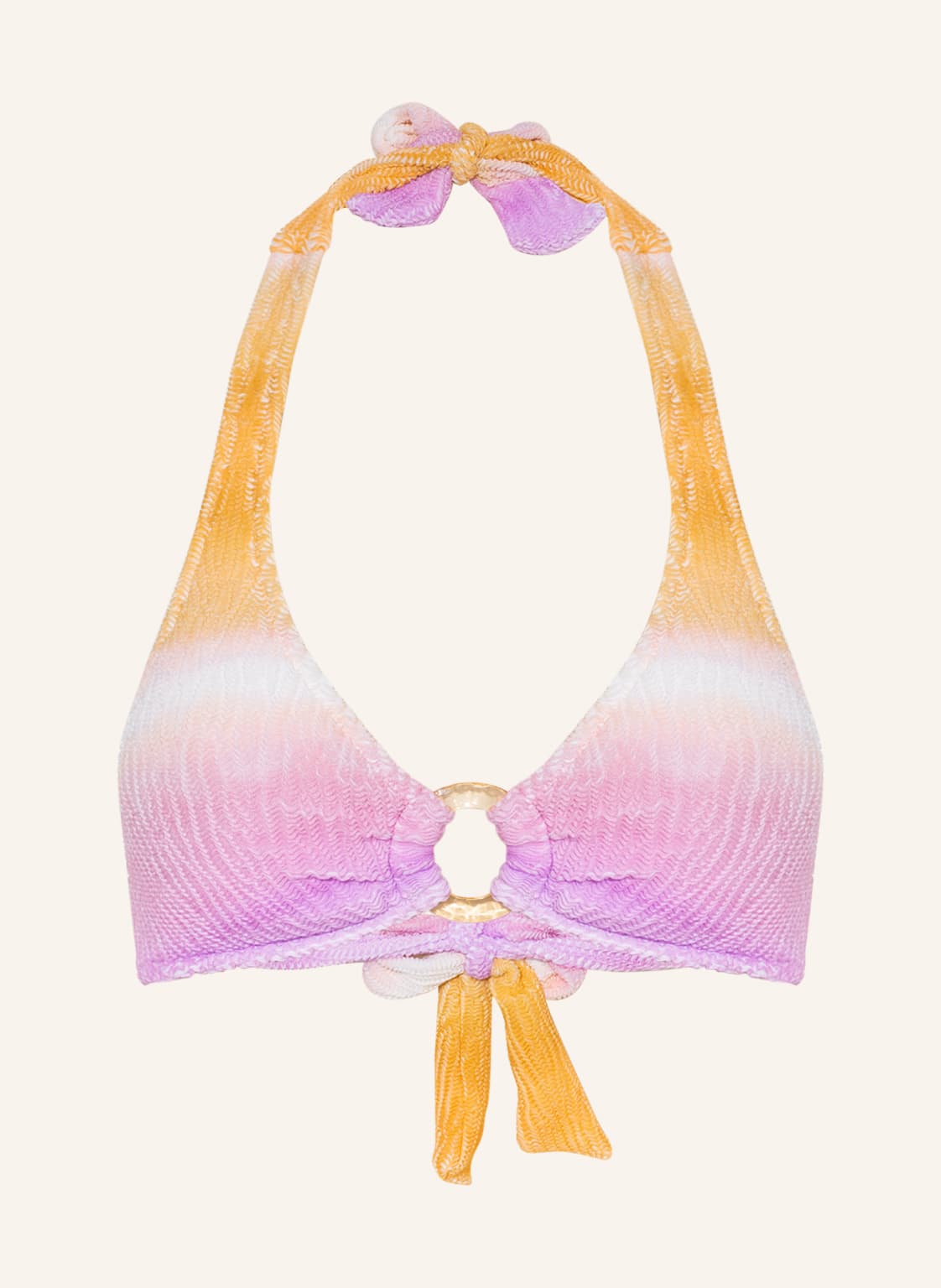 Image of Watercult Neckholder-Bikini-Top Ombré Flow rosa