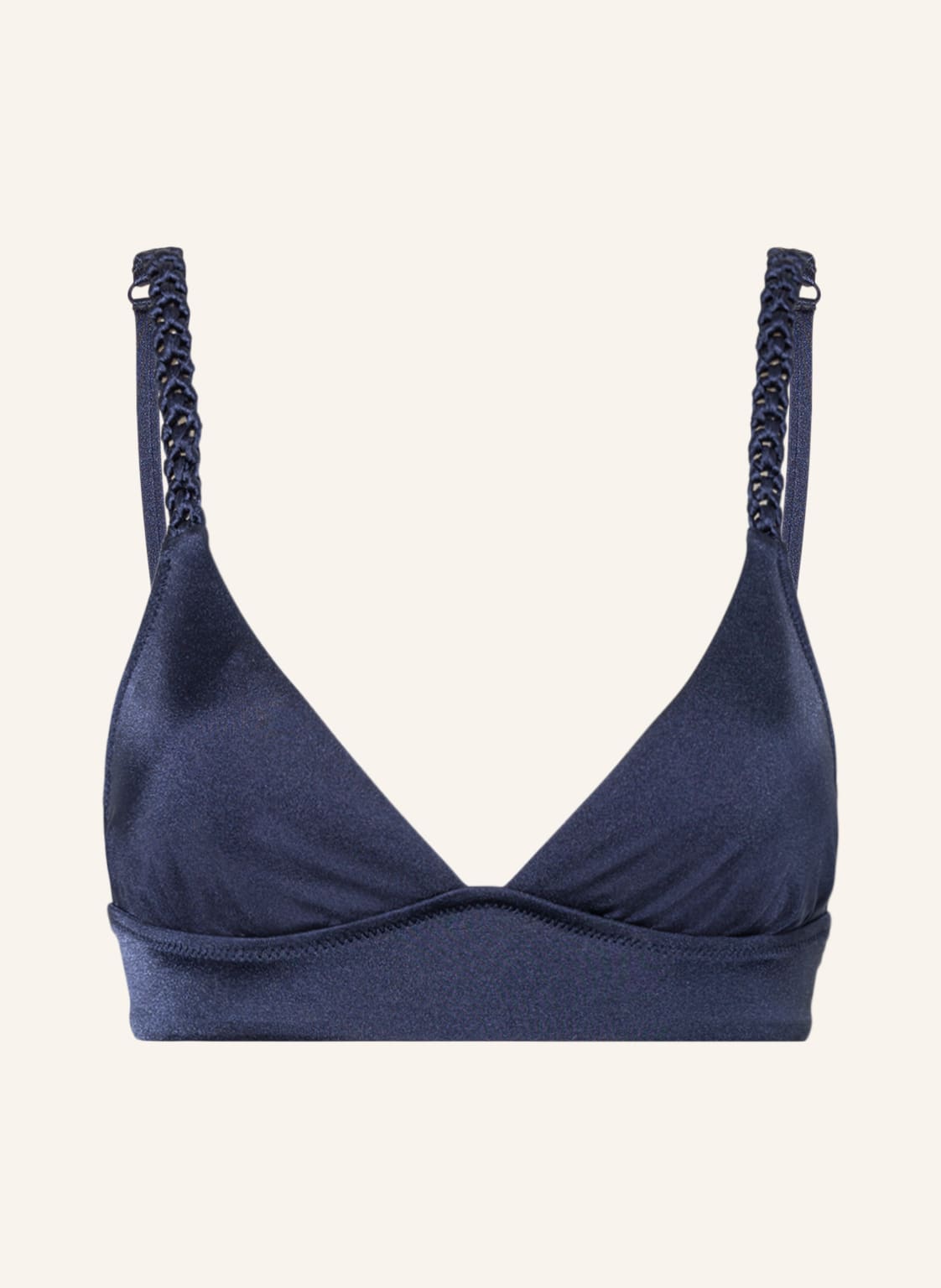 Image of Watercult Bralette-Bikini-Top Makramé Love blau