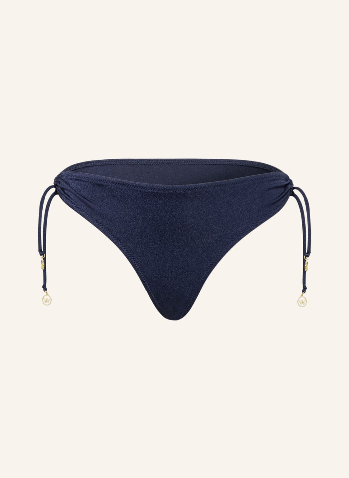 Image of Watercult Basic-Bikini-Hose Makramé Love blau