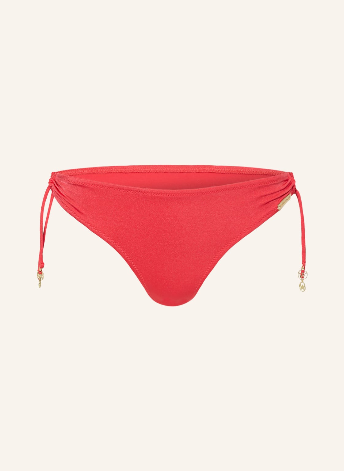 Image of Watercult Basic-Bikini-Hose Makramé Love rot