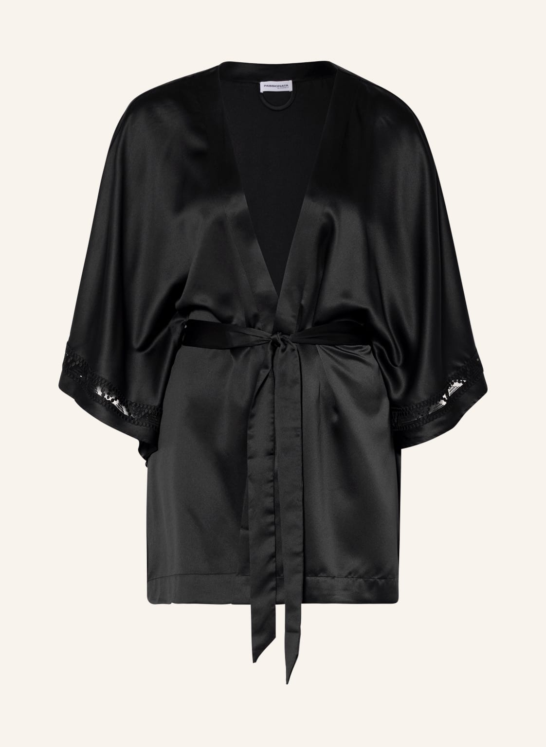 Image of Passionata Damen-Kimono Olivia Aus Satin schwarz