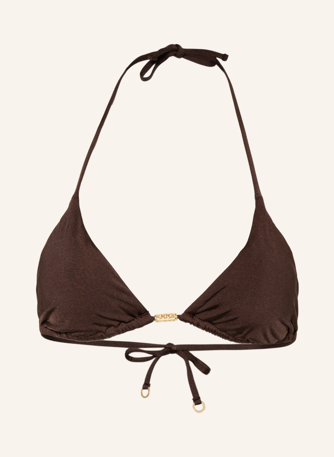 Image of Banana Moon Couture Triangel-Bikini-Top Carmena Jotrao braun