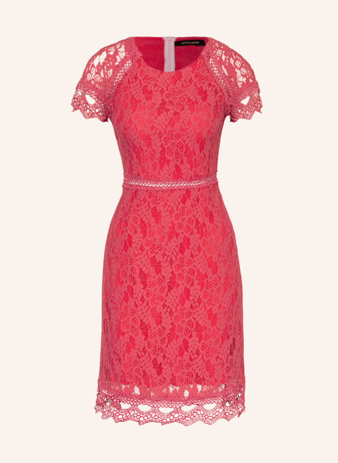 Image of More & More Spitzenkleid pink