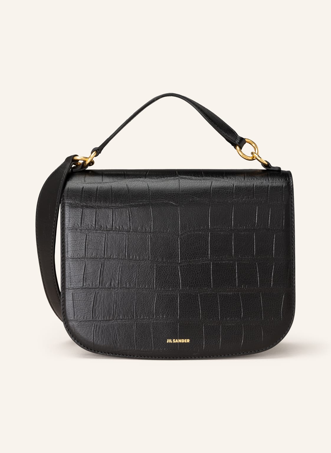 Image of Jil Sander Umhängetasche Halo schwarz