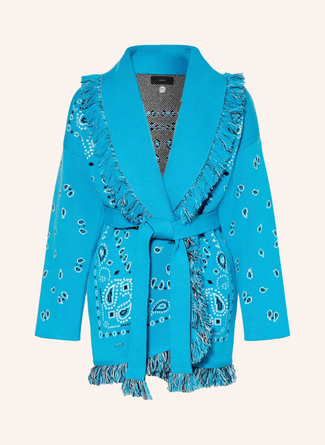 Image of Alanui Strickhülle Blue Swim Aus Cashmere blau