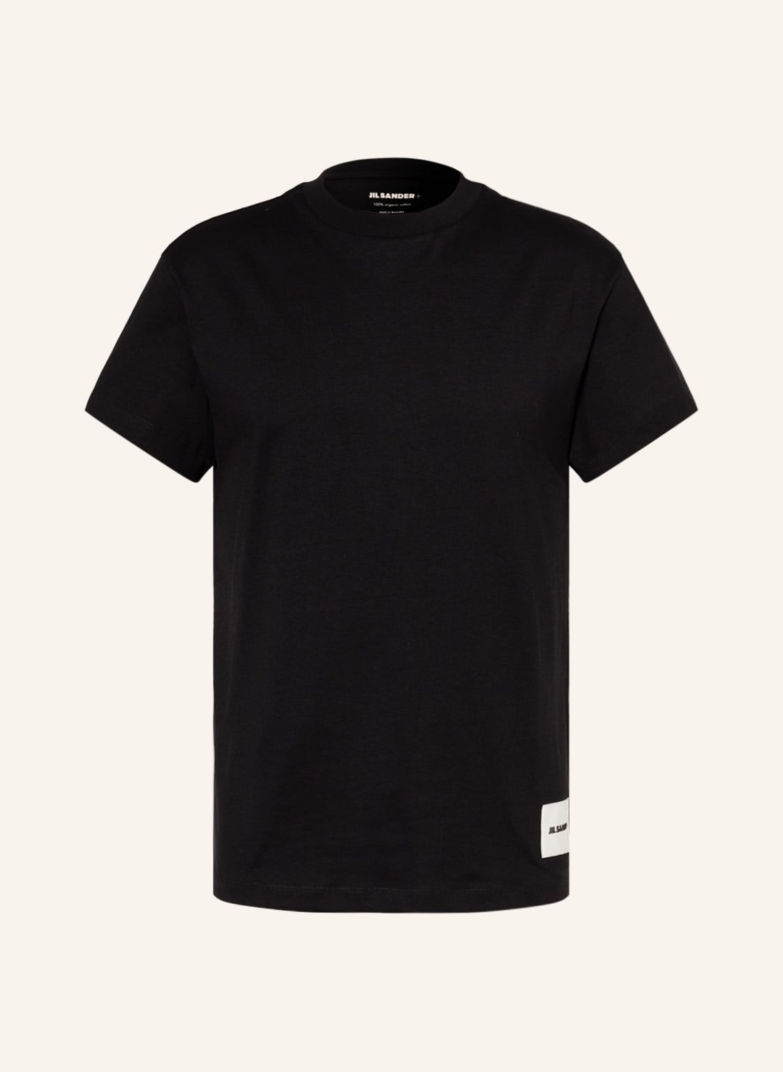 Image of Jil Sander 3er-Pack T-Shirts schwarz