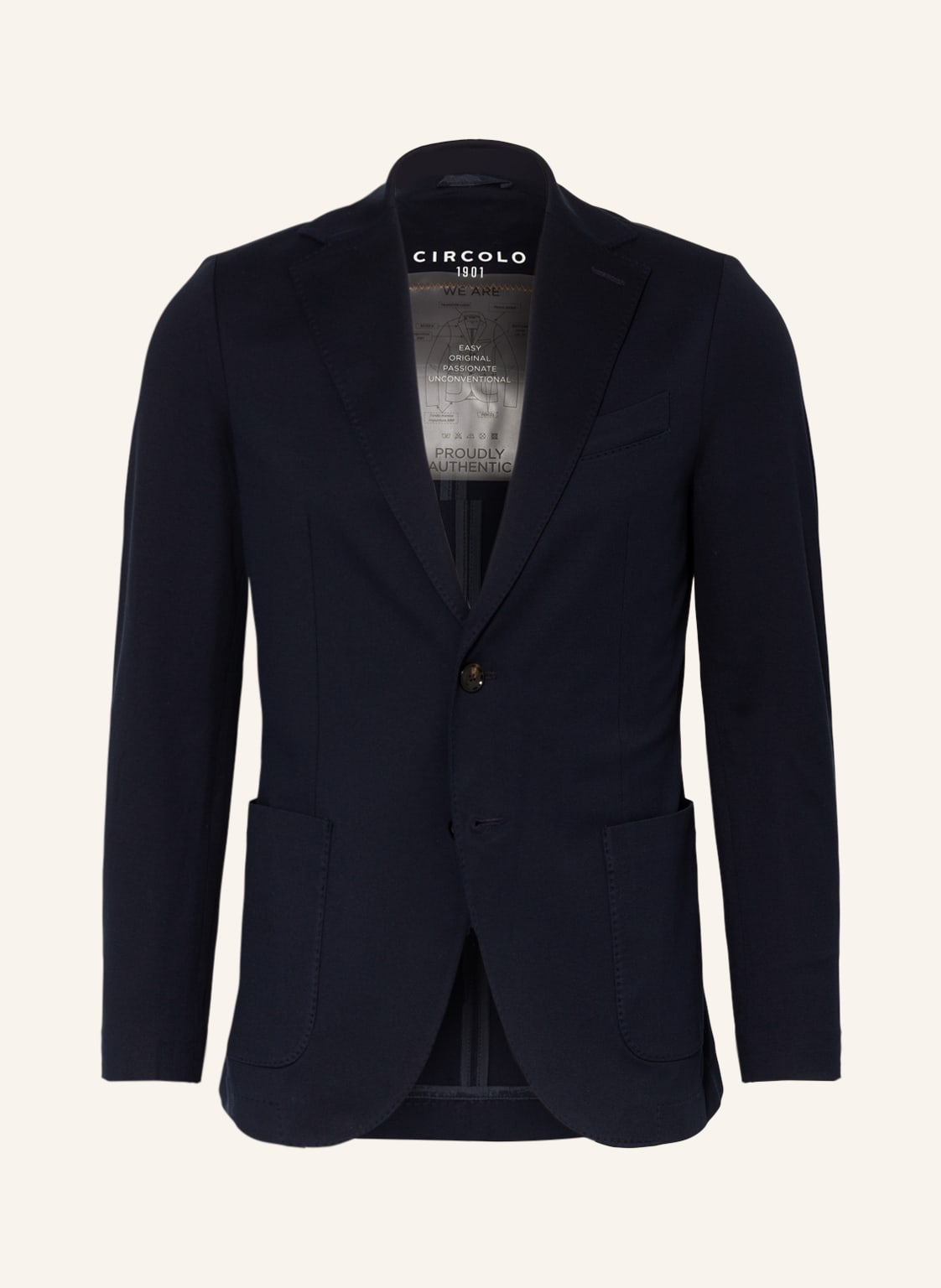 Image of Circolo 1901 Jerseysakko Extra Slim Fit blau