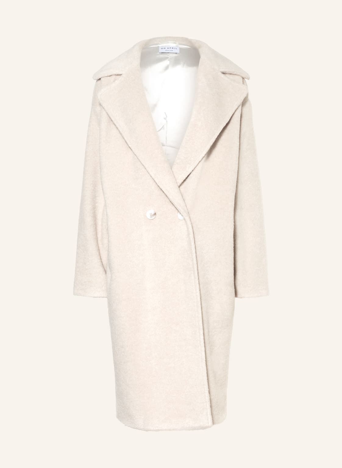 Image of Oh April Teddyfell-Mantel Rosie beige