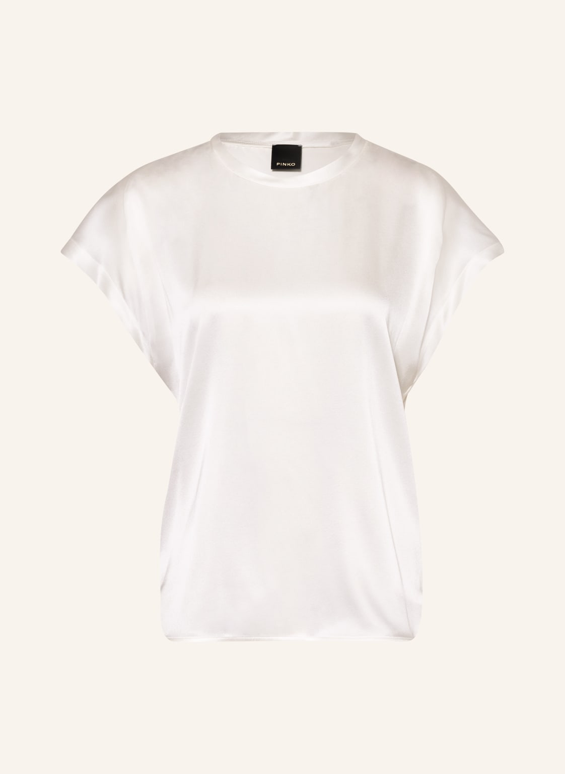 Image of Pinko Blusenshirt Farida Aus Satin weiss