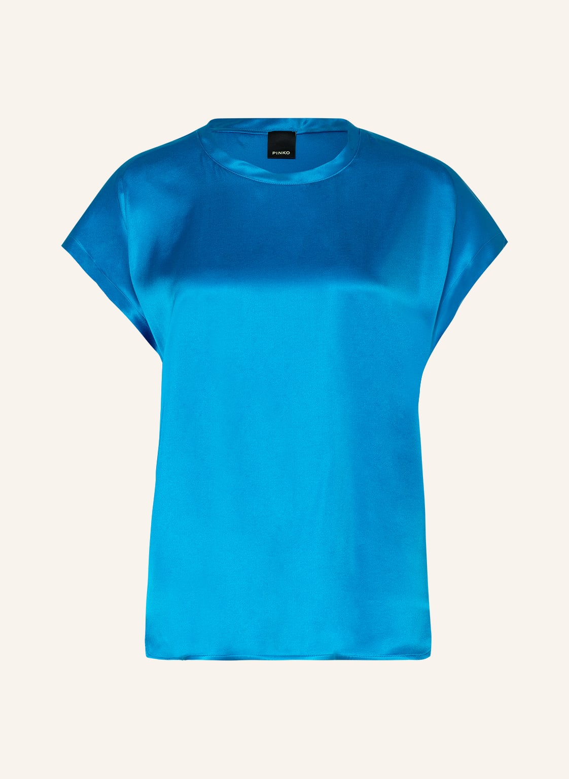 Image of Pinko Blusenshirt Farida Aus Satin blau