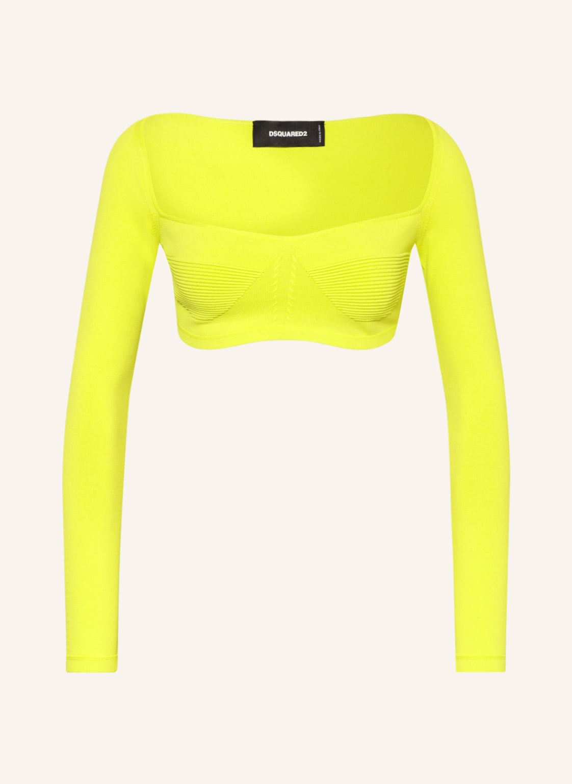 Image of dsquared2 Cropped-Longsleeve gruen