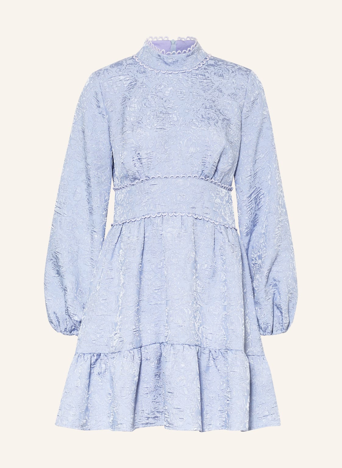 Image of Love Lolita Jacquard-Kleid Cindy blau