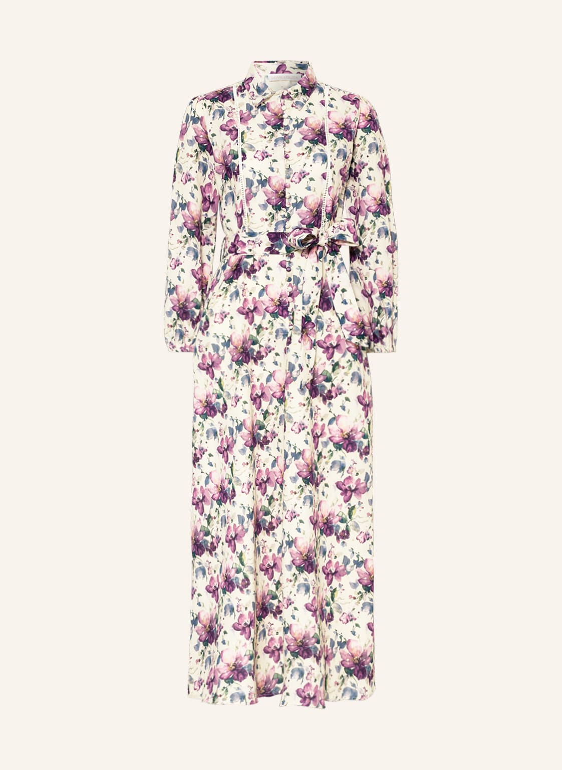 Image of Love Lolita Kleid Berta Mit Leinen violett