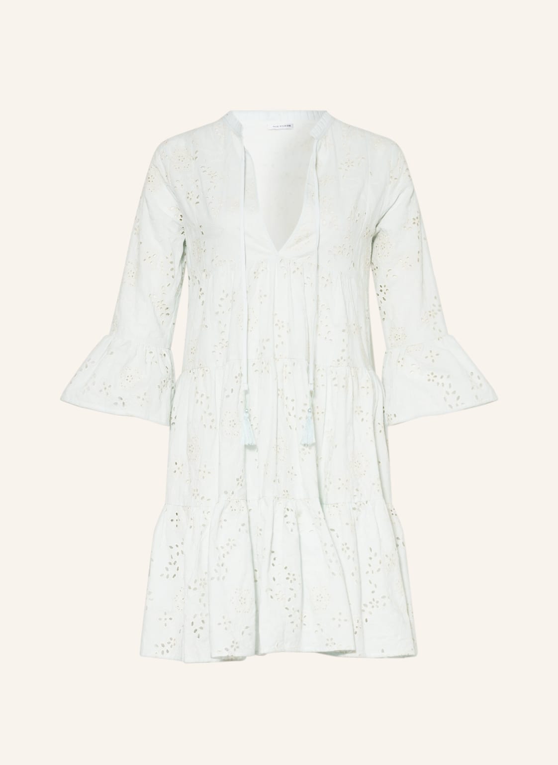 Image of True Religion Kleid Mit Lochstickereien weiss